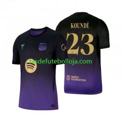 Camisola 2º Equipamento FC Barcelona Jules Kounde 23 2026-2027 Manga Curta ,Homem Camisola 2º Equipamento FC Barcelona Jules Kounde 23 2026-2027 Manga Curta ,Homem