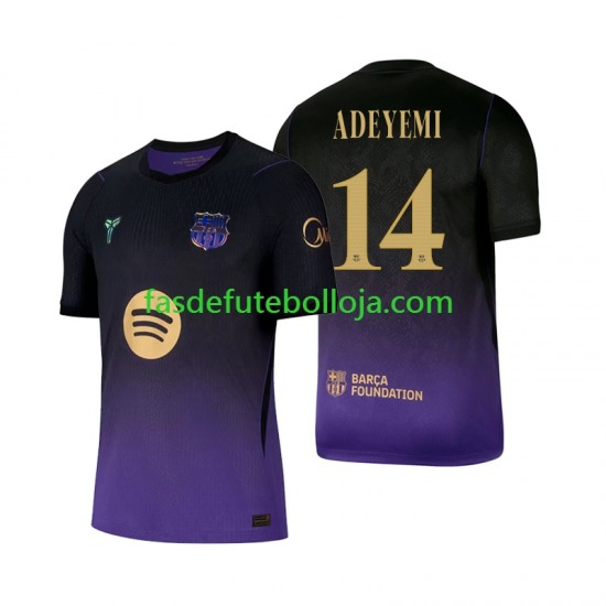 Camisola 2º Equipamento FC Barcelona Karim Adeyemi 14 2026-2027 Manga Curta ,Homem Camisola 2º Equipamento FC Barcelona Karim Adeyemi 14 2026-2027 Manga Curta ,Homem