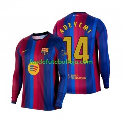 Camisola 1º Equipamento FC Barcelona Karim Adeyemi 14 2026-2027 Manga Comprida ,Homem Camisola 1º Equipamento FC Barcelona Karim Adeyemi 14 2026-2027 Manga Comprida ,Homem