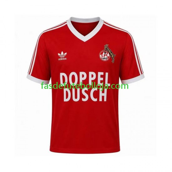 Camisola 2º Equipamento FC Köln 1984 1985 Manga Curta Retro ,Homem