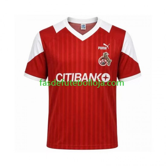 Camisola 2º Equipamento FC Köln 1992 1993 Manga Curta Retro ,Homem