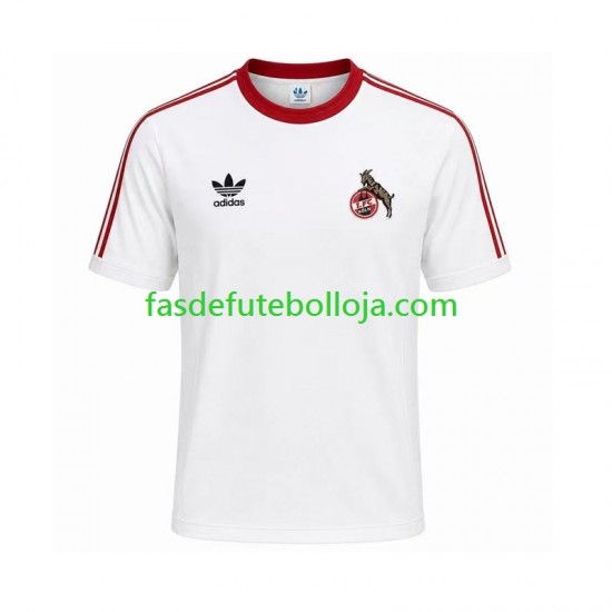 Camisola 1º Equipamento FC Köln 1986 1987 Manga Curta Retro ,Homem