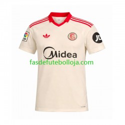 Camisola 1º Equipamento Sevilla FC 2025-2026 Manga Curta Retro ,Homem