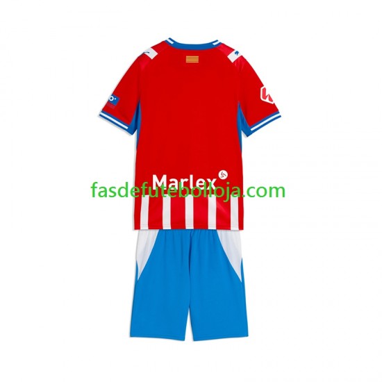 Camisola 1º Equipamento Girona 2026-2027 Manga Curta ,Criança