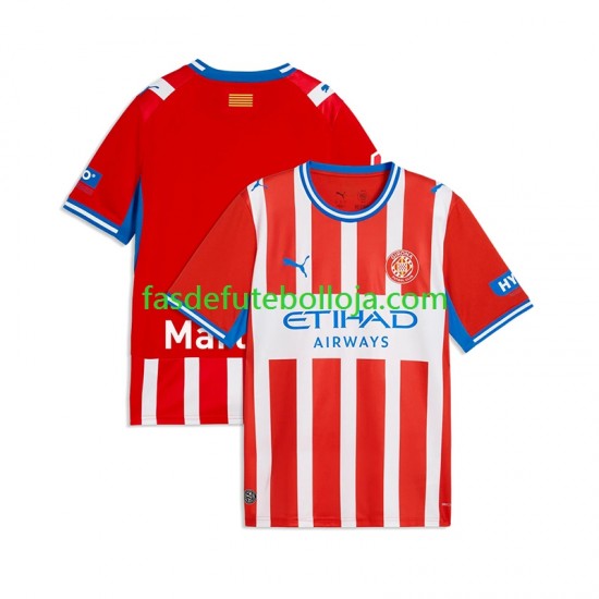 Camisola 1º Equipamento Girona 2026-2027 Manga Curta ,Homem