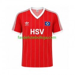 Camisola 2º Equipamento Hamburger SV 1983 Manga Curta Retro ,Homem