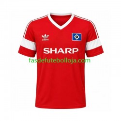 Camisola 2º Equipamento Hamburger SV 1988 Manga Curta Retro ,Homem
