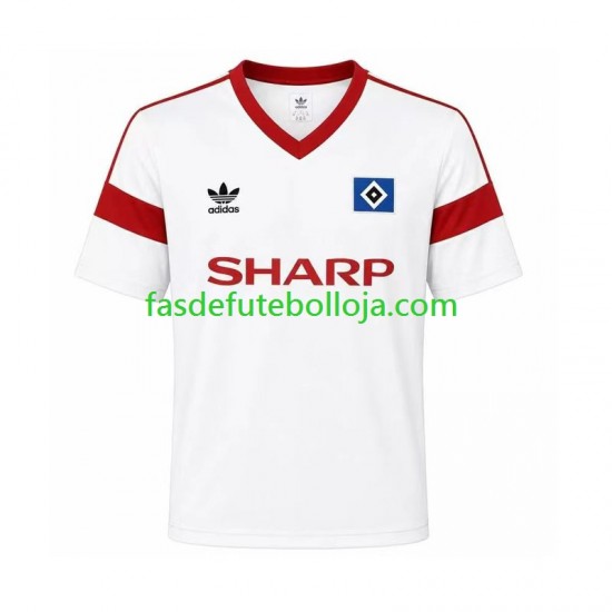 Camisola 1º Equipamento Hamburger SV 1988 Manga Curta Retro ,Homem