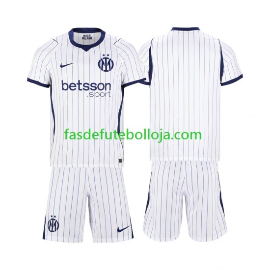 Camisola 2º Equipamento Inter de Milão 2026-2027 Manga Curta ,Criança
