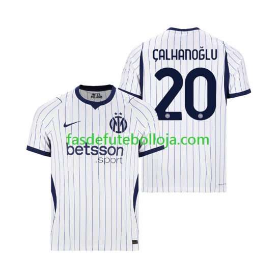Camisola 2º Equipamento Inter de Milão Hakan Calhanoglu 20 2026-2027 Manga Curta ,Homem