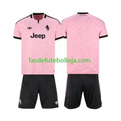 Camisola 2º Equipamento Juventus 2026-2027 Manga Curta ,Criança