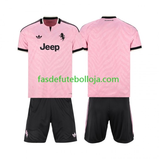 Camisola 2º Equipamento Juventus 2026-2027 Manga Curta ,Criança