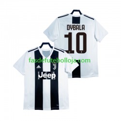 Camisola 1º Equipamento Juventus DYBALA 21 2018 2019 Manga Curta Retro ,Homem