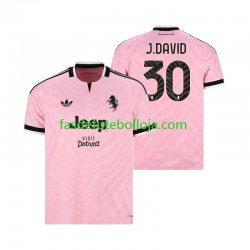 Camisola 2º Equipamento Juventus Jonathan David 30 2026-2027 Manga Curta ,Homem