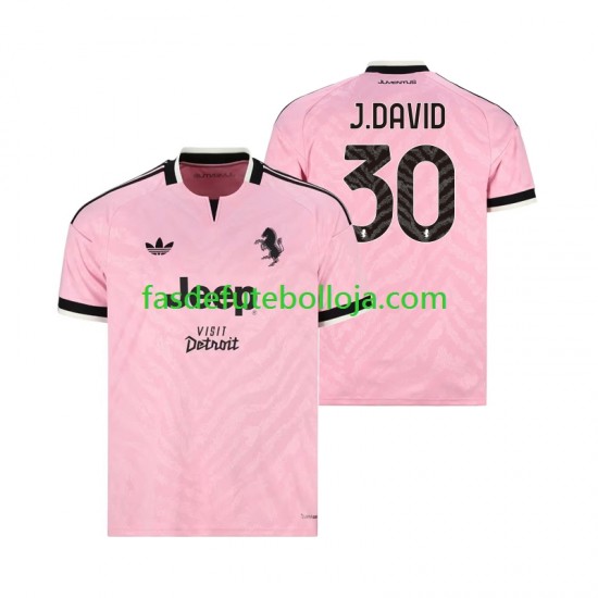 Camisola 2º Equipamento Juventus Jonathan David 30 2026-2027 Manga Curta ,Homem