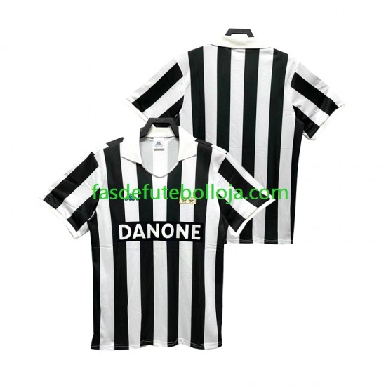 Camisola 1º Equipamento Juventus 1992 1994 Manga Curta Retro ,Homem