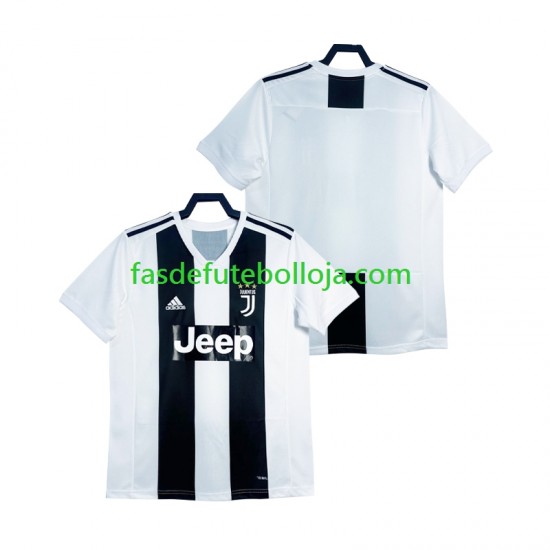 Camisola 1º Equipamento Juventus 2018 2019 Manga Curta Retro ,Homem