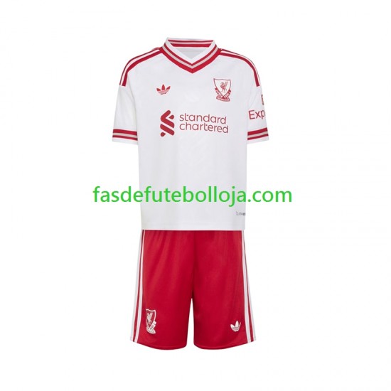 Camisola 2º Equipamento Liverpool 2026-2027 Manga Curta ,Criança