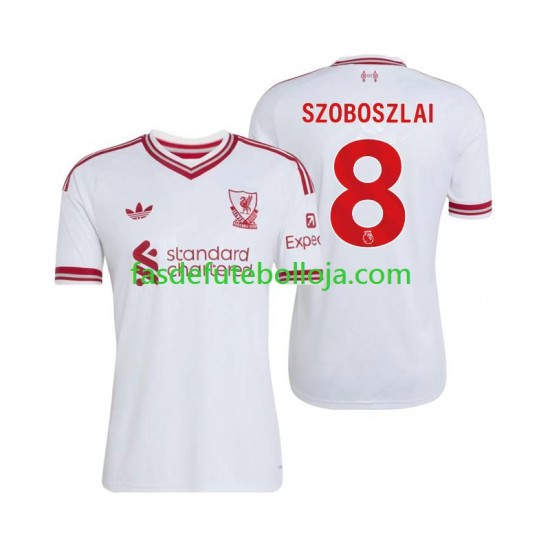Camisola 2º Equipamento Liverpool Dominik Szoboszlai 8 2026-2027 Manga Curta ,Homem