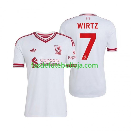 Camisola 2º Equipamento Liverpool Florian Wirtz 7 2026-2027 Manga Curta ,Homem