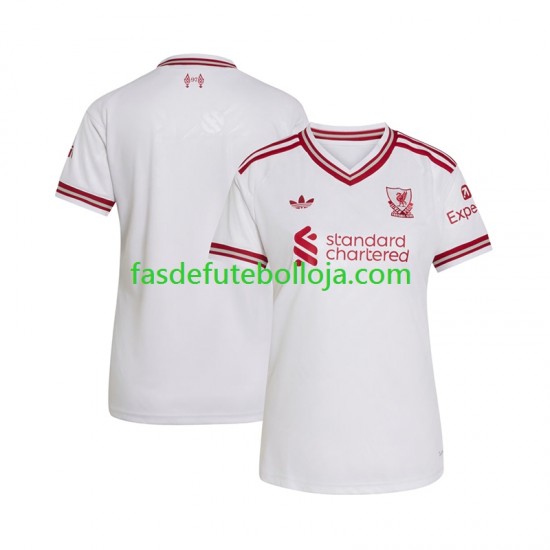 Camisola 2º Equipamento Liverpool 2026-2027 Manga Curta ,Feminina
