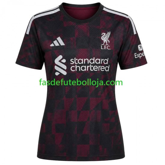 Camisola 3º Equipamento Liverpool 2026-2027 Manga Curta ,Feminina