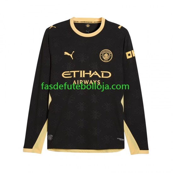Camisola 2º Equipamento Manchester City 2026-2027 Manga Comprida ,Homem