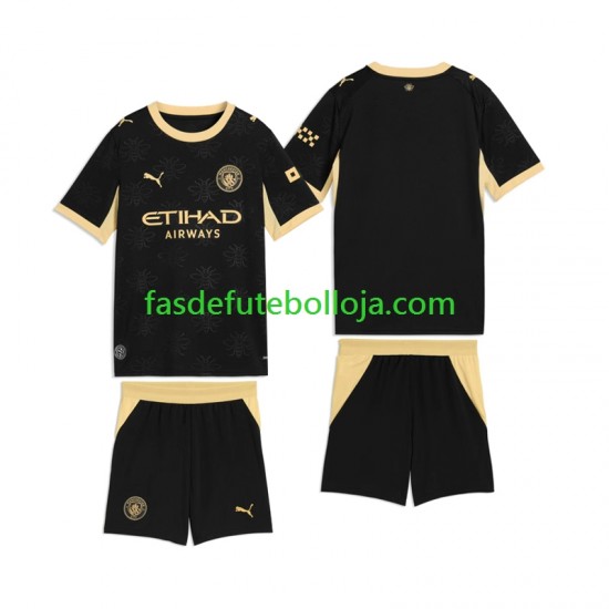 Camisola 2º Equipamento Manchester City 2026-2027 Manga Curta ,Criança