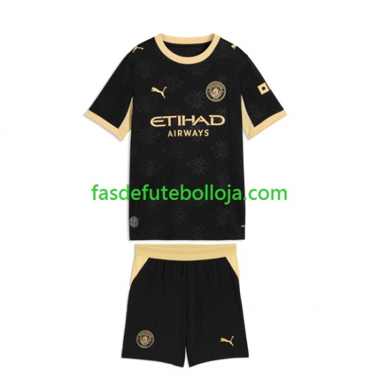 Camisola 2º Equipamento Manchester City 2026-2027 Manga Curta ,Criança