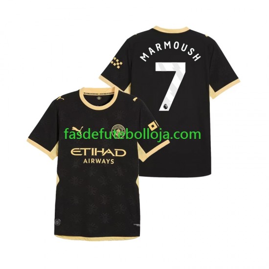Camisola 2º Equipamento Manchester City Omar Marmoush 7 2026-2027 Manga Curta ,Homem