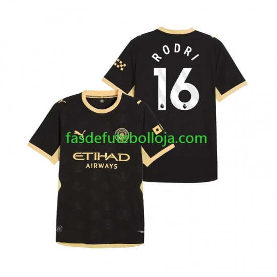 Camisola 2º Equipamento Manchester City Rodri 16 2026-2027 Manga Curta ,Homem