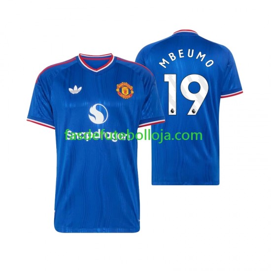 Camisola 2º Equipamento Manchester United Bryan Mbeumo 19 2026-2027 Manga Curta ,Homem