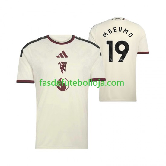 Camisola 3º Equipamento Manchester United Bryan Mbeumo 19 2026-2027 Manga Curta ,Homem