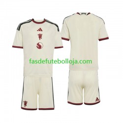 Camisola 3º Equipamento Manchester United 2026-2027 Manga Curta ,Criança