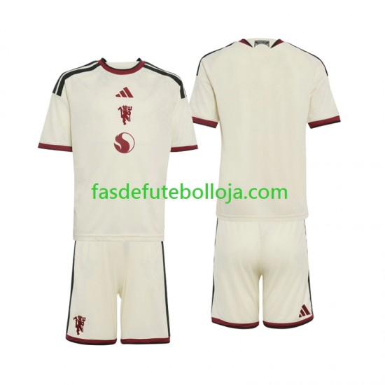 Camisola 3º Equipamento Manchester United 2026-2027 Manga Curta ,Criança