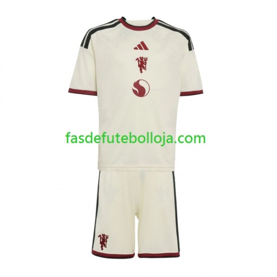 Camisola 3º Equipamento Manchester United 2026-2027 Manga Curta ,Criança