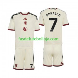 Camisola 3º Equipamento Manchester United Cristiano Ronaldo 7 2026-2027 Manga Curta ,Criança Camisola 3º Equipamento Manchester United Cristiano Ronaldo 7 2026-2027 Manga Curta ,Criança