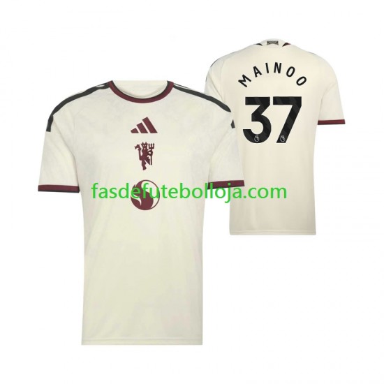 Camisola 3º Equipamento Manchester United Kobbie Mainoo 37 2026-2027 Manga Curta ,Homem