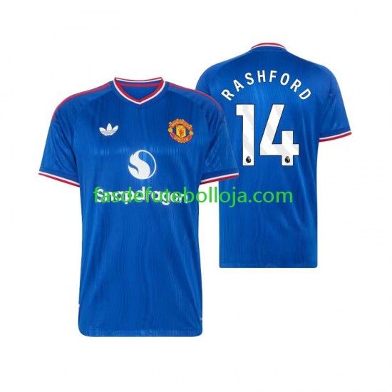 Camisola 2º Equipamento Manchester United Marcus Rashford 14 2026-2027 Manga Curta ,Homem