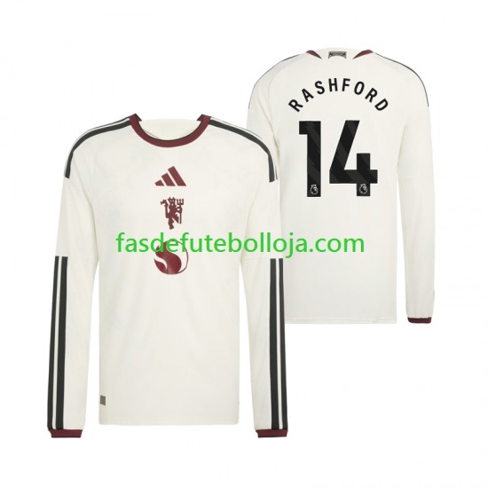 Camisola 3º Equipamento Manchester United Marcus Rashford 14 2026-2027 Manga Comprida ,Homem