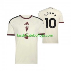 Camisola 3º Equipamento Manchester United Matheus Cunha 10 2026-2027 Manga Curta ,Homem