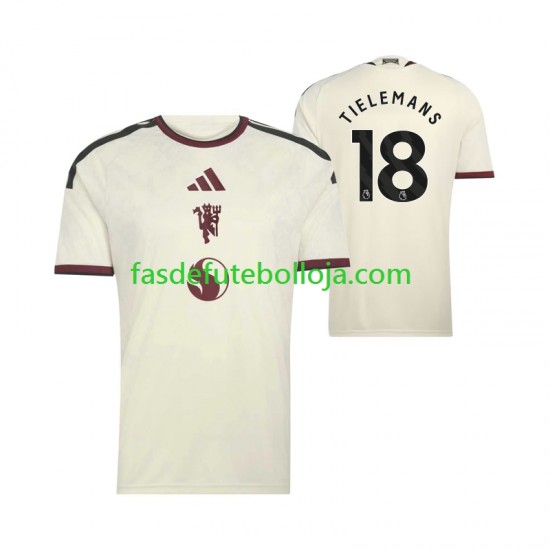 Camisola 3º Equipamento Manchester United Youri Tielemans 18 2026-2027 Manga Curta ,Homem