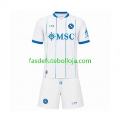 Camisola 2º Equipamento Napoli 2026-2027 Manga Curta ,Criança