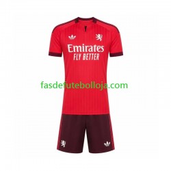 Camisola 1º Equipamento Olympique Lyonnais 2026-2027 Manga Curta ,Criança