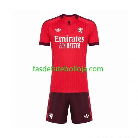 Camisola 1º Equipamento Olympique Lyonnais 2026-2027 Manga Curta ,Criança