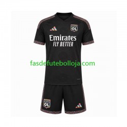 Camisola 3º Equipamento Olympique Lyonnais 2026-2027 Manga Curta ,Criança