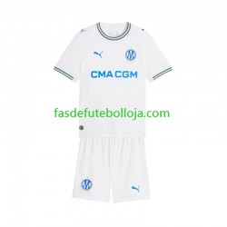 Camisola 1º Equipamento Olympique de Marseille 2026-2027 Manga Curta ,Criança
