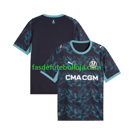 Camisola 2º Equipamento Olympique de Marseille 2026-2027 Manga Curta ,Homem