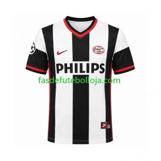 Camisola 2º Equipamento PSV Eindhoven 1998 Manga Curta Retro ,Homem