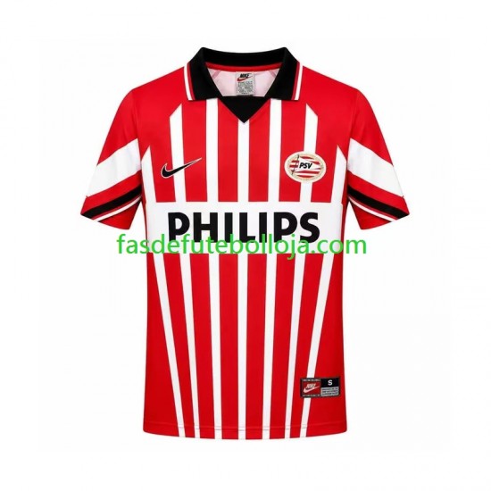 Camisola 1º Equipamento PSV Eindhoven 1997 Manga Curta Retro ,Homem